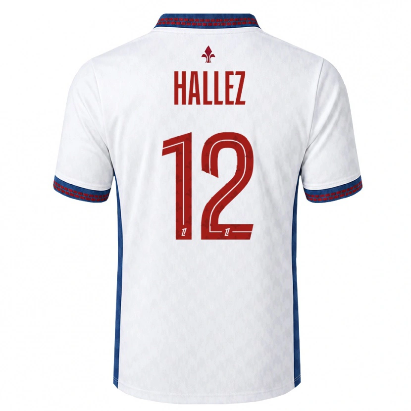 Danxen Mænd Alexis Hallez #12 Rød Hvid Blå Udebane Spillertrøjer 2026/27 Trøje T-Shirt