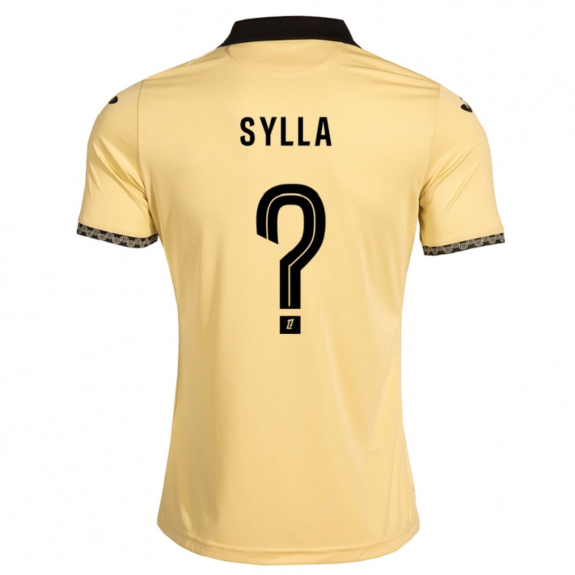 Danxen Mænd Dembo Sylla #0 Navajohvid Sort Udebane Spillertrøjer 2026/27 Trøje T-Shirt