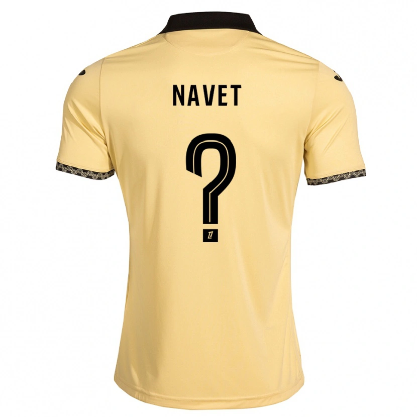 Danxen Mænd Noahnn Navet #0 Navajohvid Sort Udebane Spillertrøjer 2026/27 Trøje T-Shirt
