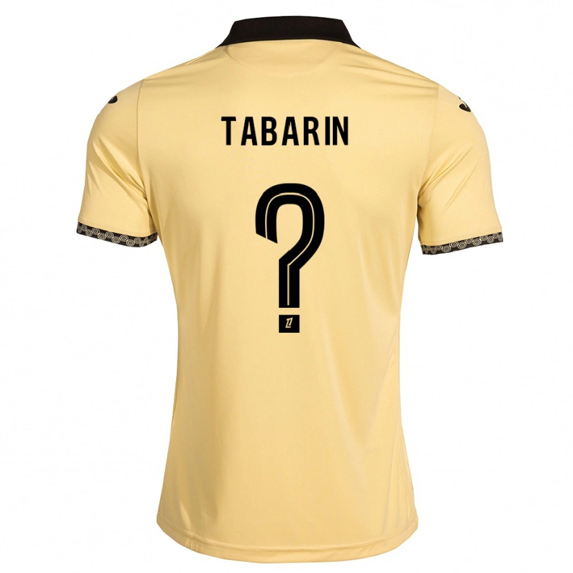 Danxen Mænd Lenny Tabarin #0 Navajohvid Sort Udebane Spillertrøjer 2026/27 Trøje T-Shirt