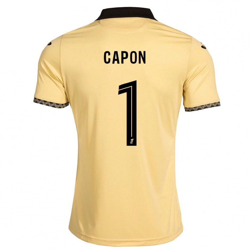 Danxen Mænd Emma Capon #1 Navajohvid Sort Udebane Spillertrøjer 2026/27 Trøje T-Shirt