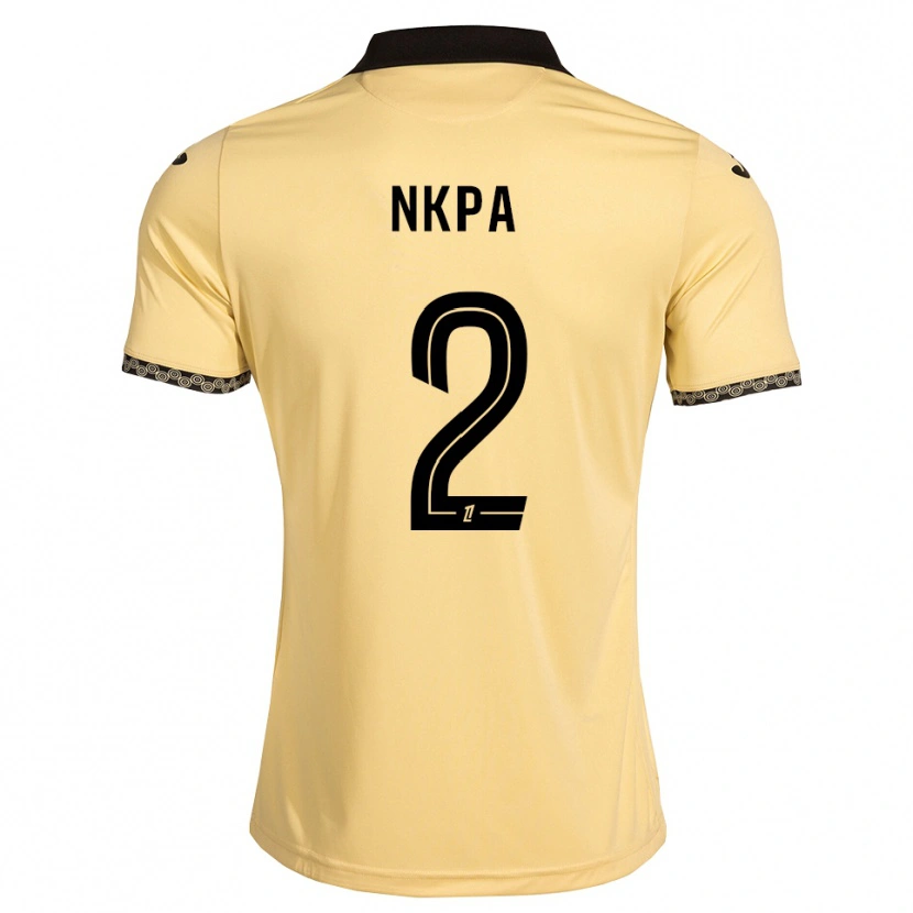Danxen Mænd Elie Nkpa #2 Navajohvid Sort Udebane Spillertrøjer 2026/27 Trøje T-Shirt