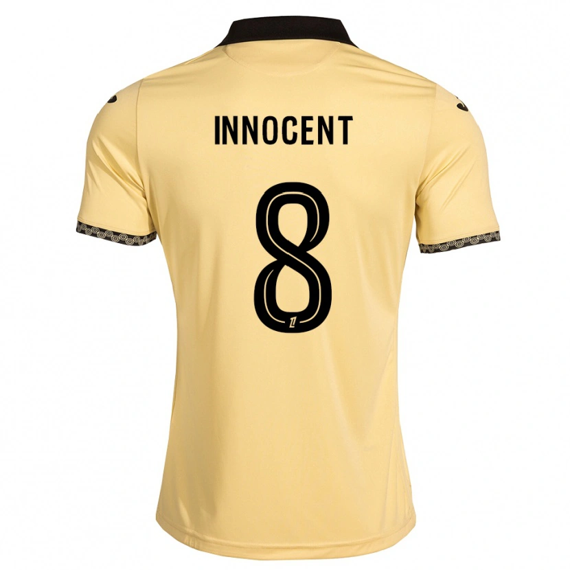 Danxen Mænd Bonke Innocent #8 Navajohvid Sort Udebane Spillertrøjer 2026/27 Trøje T-Shirt