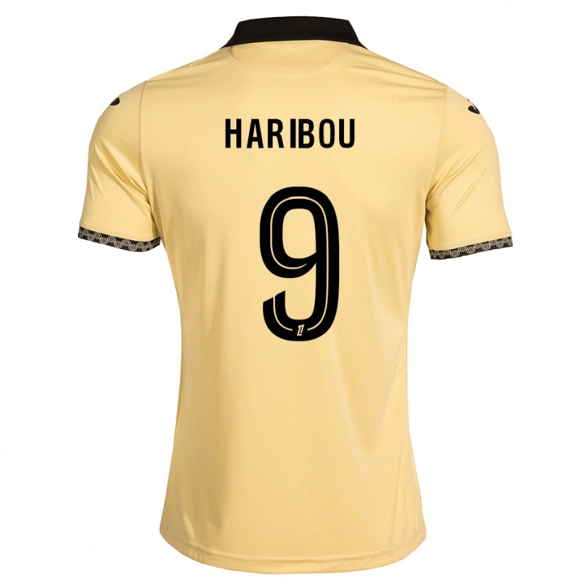 Danxen Mænd Samir Haribou #9 Navajohvid Sort Udebane Spillertrøjer 2026/27 Trøje T-Shirt