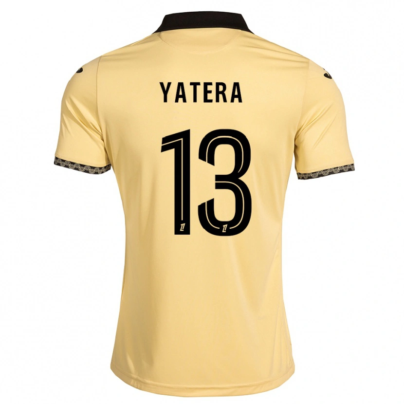 Danxen Mænd Demba Yatera #13 Navajohvid Sort Udebane Spillertrøjer 2026/27 Trøje T-Shirt