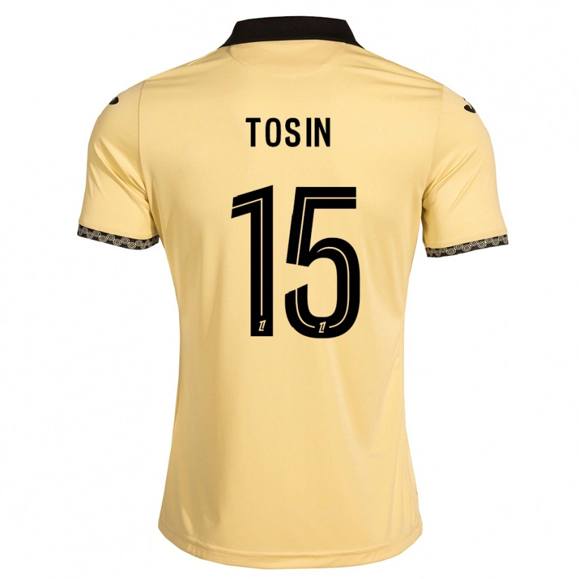 Danxen Mænd Aiyegun Tosin #15 Navajohvid Sort Udebane Spillertrøjer 2026/27 Trøje T-Shirt