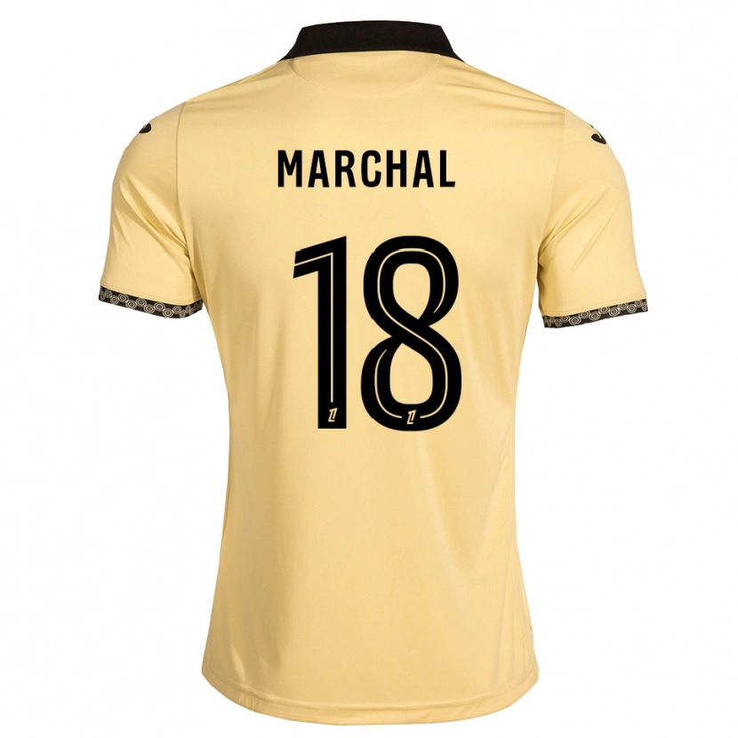 Danxen Mænd Noam Marchal #18 Navajohvid Sort Udebane Spillertrøjer 2026/27 Trøje T-Shirt