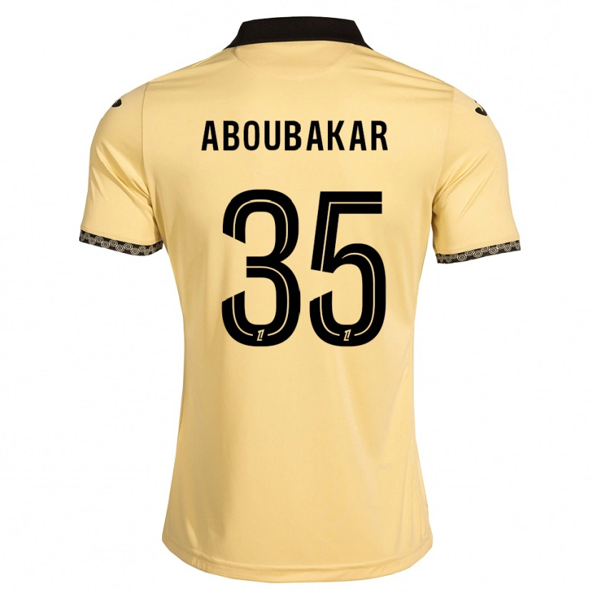 Danxen Mænd Siddick Aboubakar #35 Navajohvid Sort Udebane Spillertrøjer 2026/27 Trøje T-Shirt