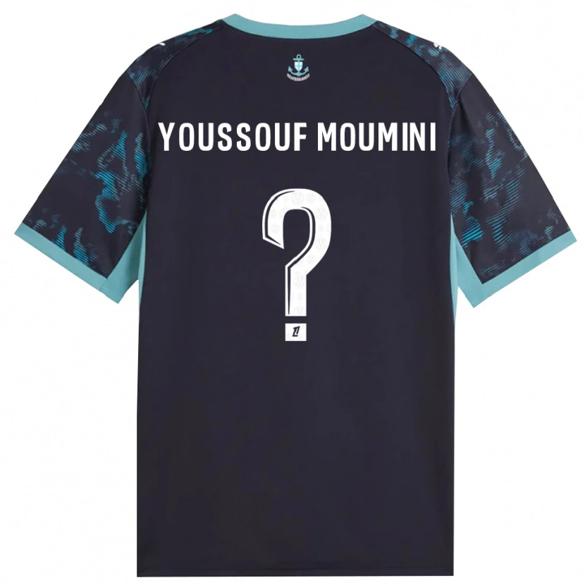 Danxen Mænd Yakine Youssouf Moumini #0 Bleg Turkis Hvid Sort Udebane Spillertrøjer 2026/27 Trøje T-Shirt