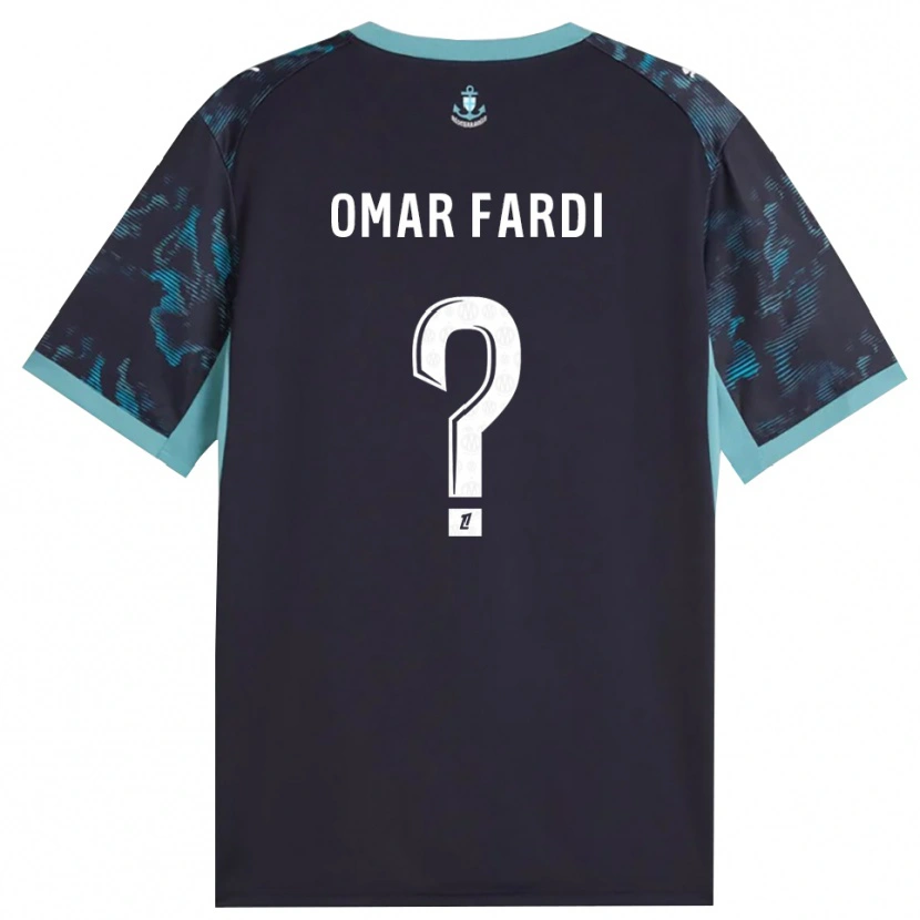 Danxen Mænd El Omar Fardi #0 Bleg Turkis Hvid Sort Udebane Spillertrøjer 2026/27 Trøje T-Shirt