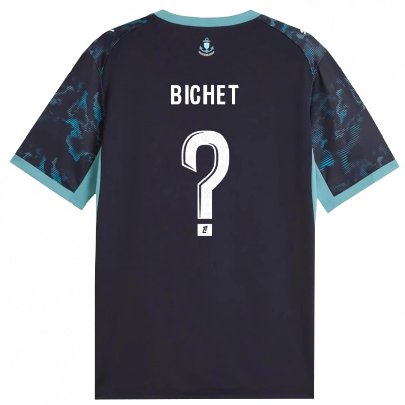 Danxen Mænd Tristan Bichet #0 Bleg Turkis Hvid Sort Udebane Spillertrøjer 2026/27 Trøje T-Shirt
