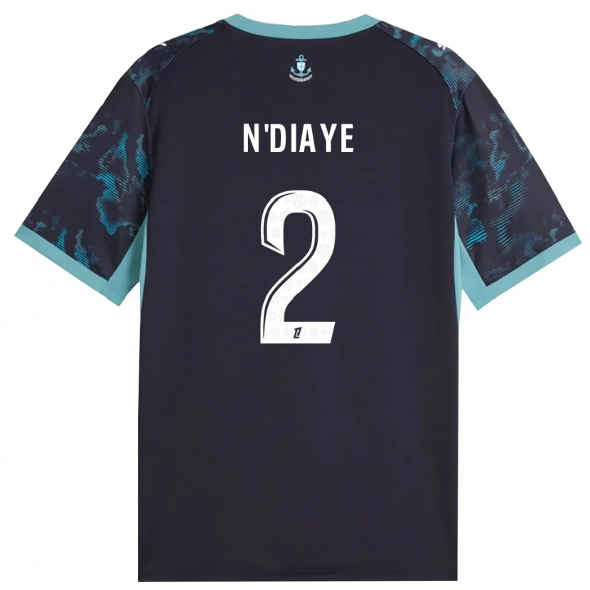 Danxen Mænd Osmane N'diaye #2 Bleg Turkis Hvid Sort Udebane Spillertrøjer 2026/27 Trøje T-Shirt