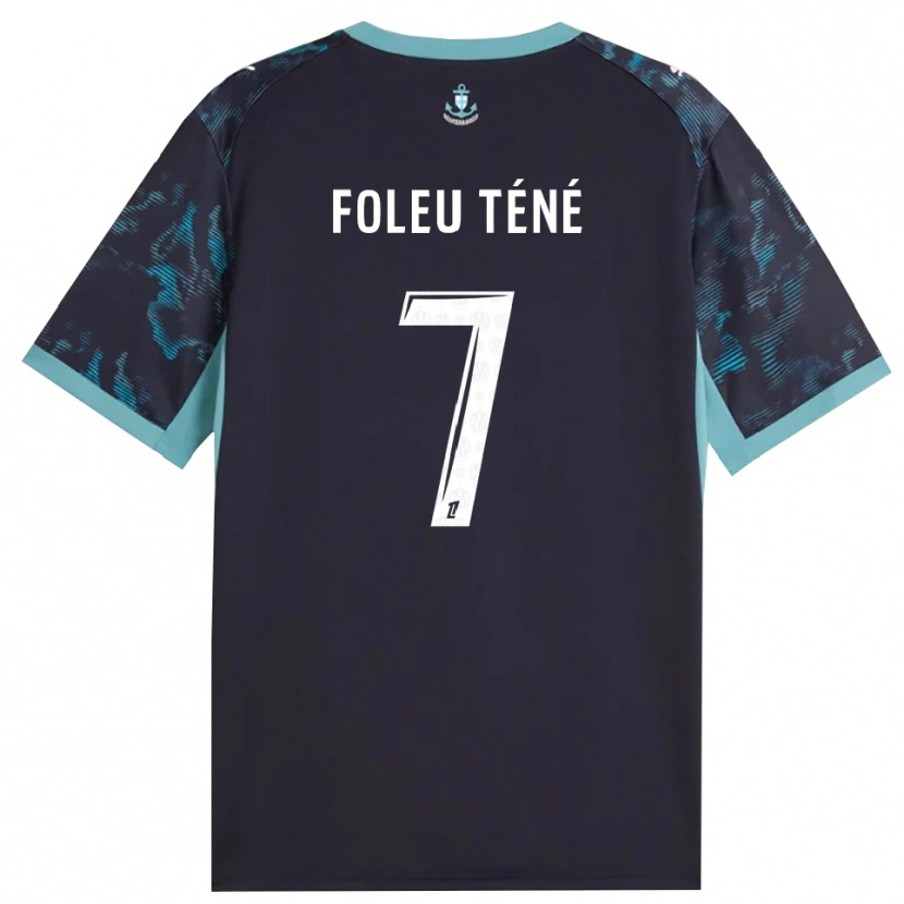 Danxen Mænd Krys Foleu Téné #7 Bleg Turkis Hvid Sort Udebane Spillertrøjer 2026/27 Trøje T-Shirt