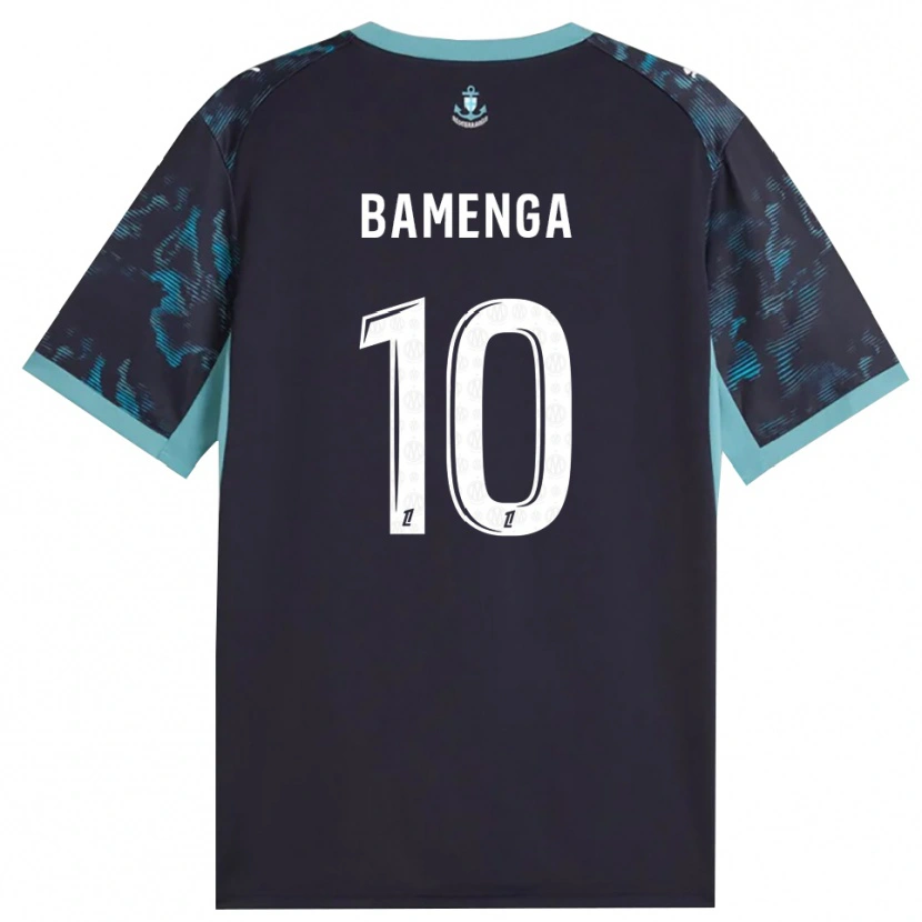 Danxen Mænd Naomie Bamenga #10 Bleg Turkis Hvid Sort Udebane Spillertrøjer 2026/27 Trøje T-Shirt