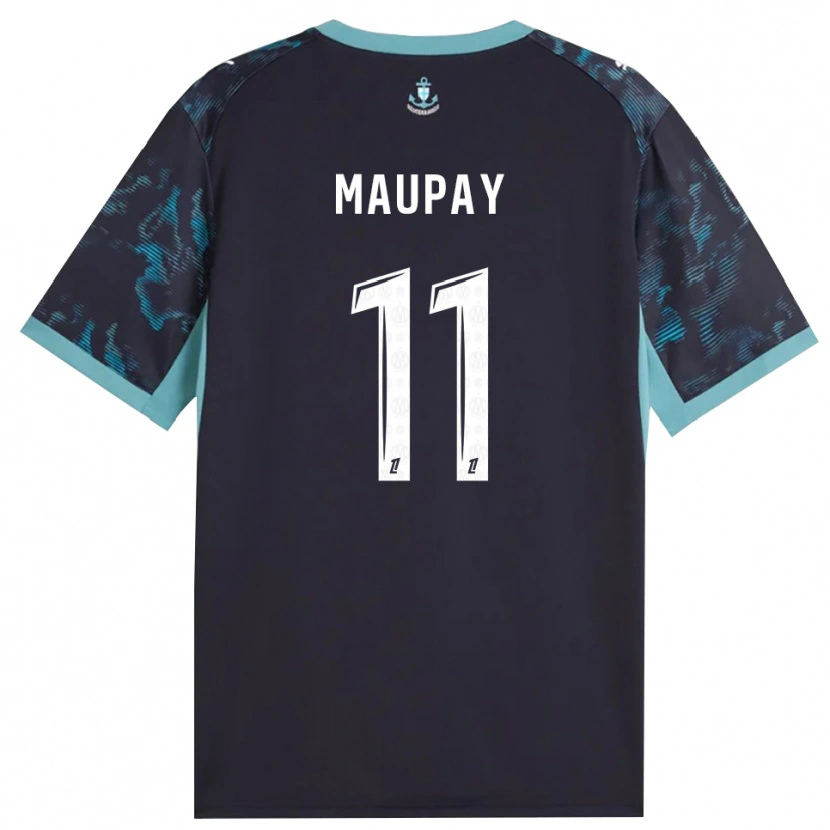 Danxen Mænd Neal Maupay #11 Bleg Turkis Hvid Sort Udebane Spillertrøjer 2026/27 Trøje T-Shirt