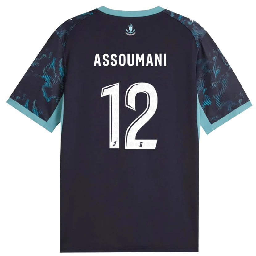 Danxen Mænd Saïfi Assoumani #12 Bleg Turkis Hvid Sort Udebane Spillertrøjer 2026/27 Trøje T-Shirt