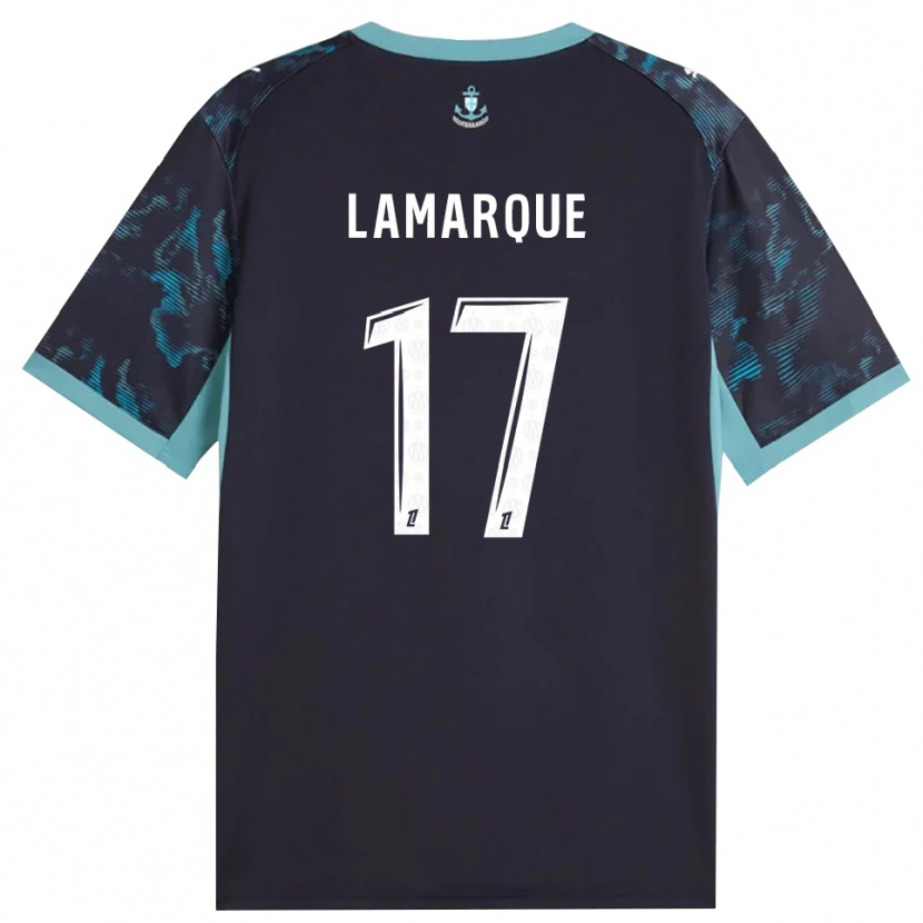 Danxen Mænd Alais Lamarque #17 Bleg Turkis Hvid Sort Udebane Spillertrøjer 2026/27 Trøje T-Shirt