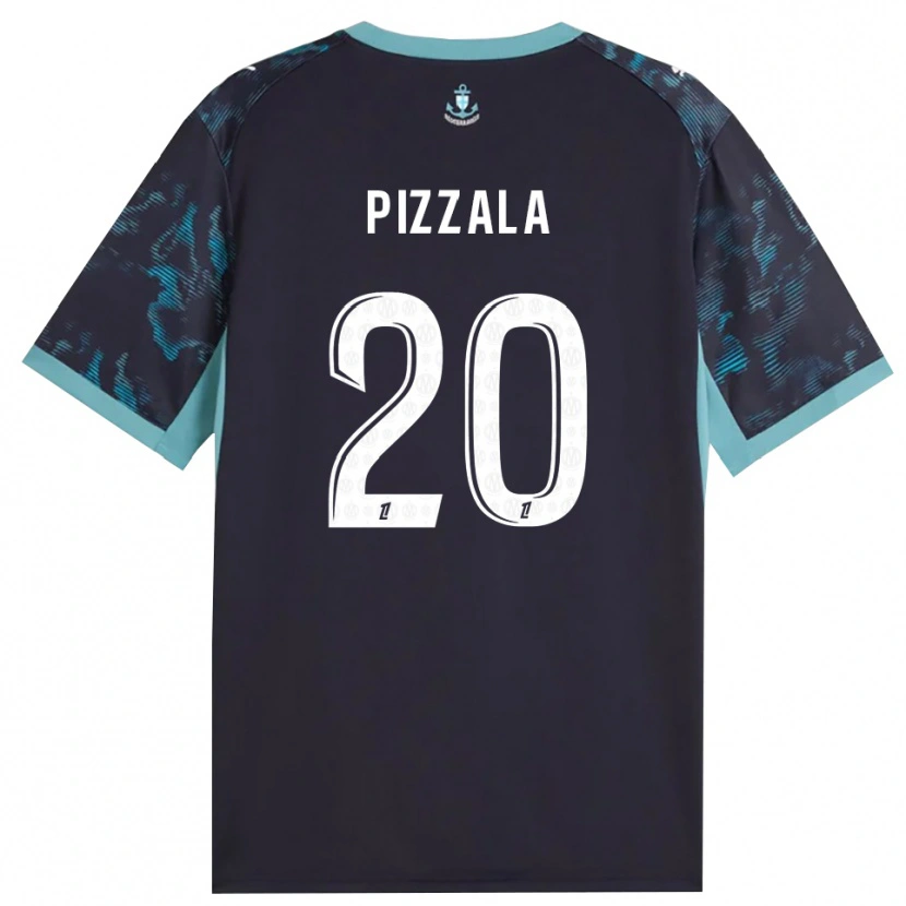 Danxen Mænd Caroline Pizzala #20 Bleg Turkis Hvid Sort Udebane Spillertrøjer 2026/27 Trøje T-Shirt