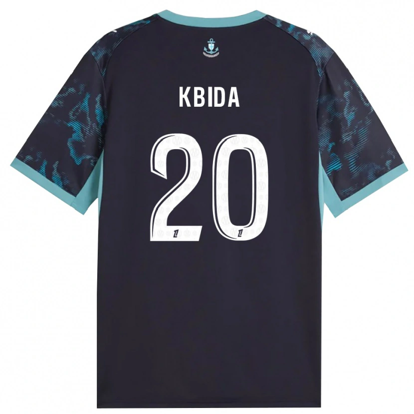 Danxen Mænd Inès Kbida #20 Bleg Turkis Hvid Sort Udebane Spillertrøjer 2026/27 Trøje T-Shirt
