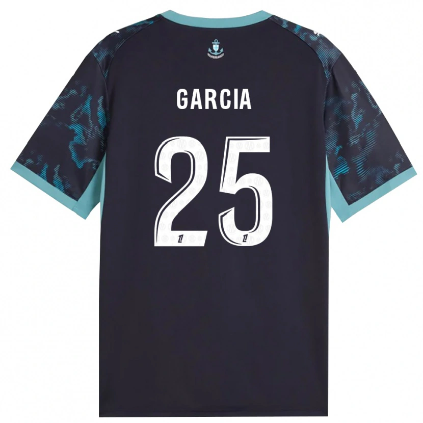 Danxen Mænd Ulisses Garcia #25 Bleg Turkis Hvid Sort Udebane Spillertrøjer 2026/27 Trøje T-Shirt