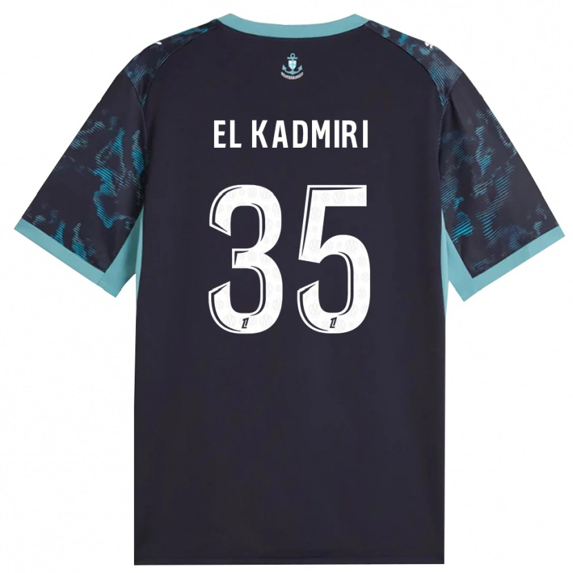 Danxen Mænd Ugo Kadmiri #35 Bleg Turkis Hvid Sort Udebane Spillertrøjer 2026/27 Trøje T-Shirt