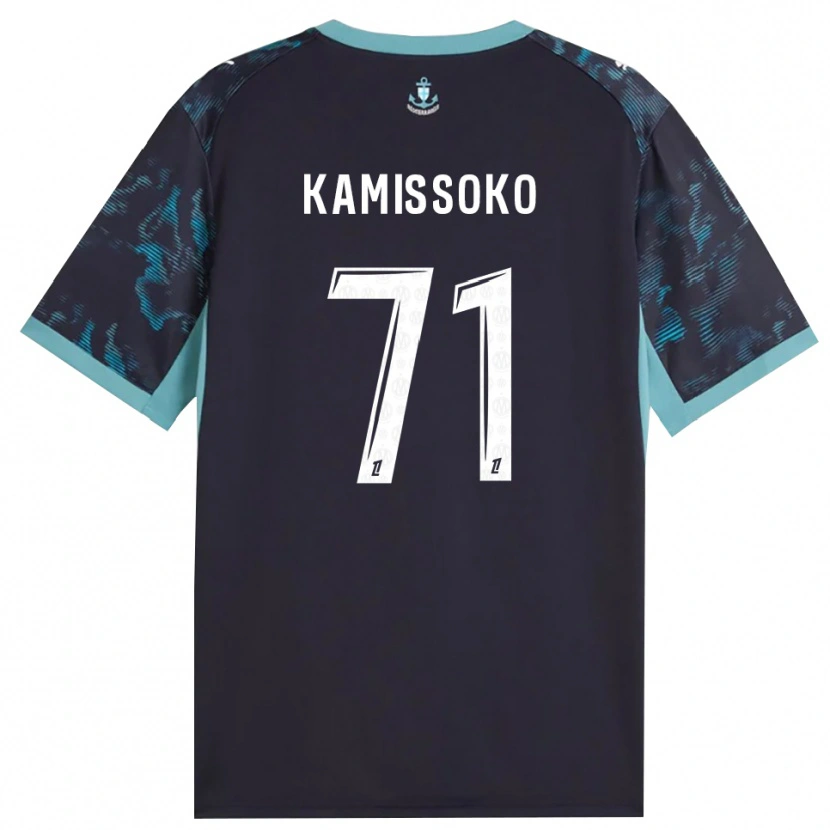 Danxen Mænd Nouhoum Kamissoko #71 Bleg Turkis Hvid Sort Udebane Spillertrøjer 2026/27 Trøje T-Shirt