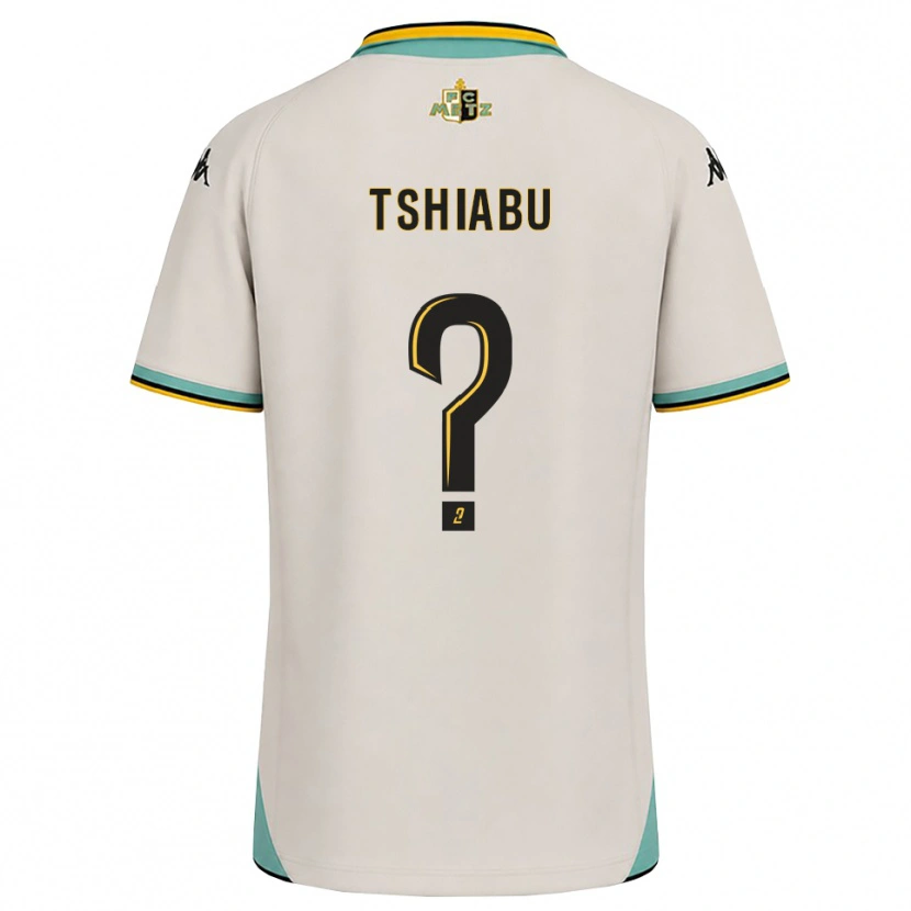 Danxen Mænd Joan Tshiabu #0 Blomsterhvid Sort Udebane Spillertrøjer 2026/27 Trøje T-Shirt