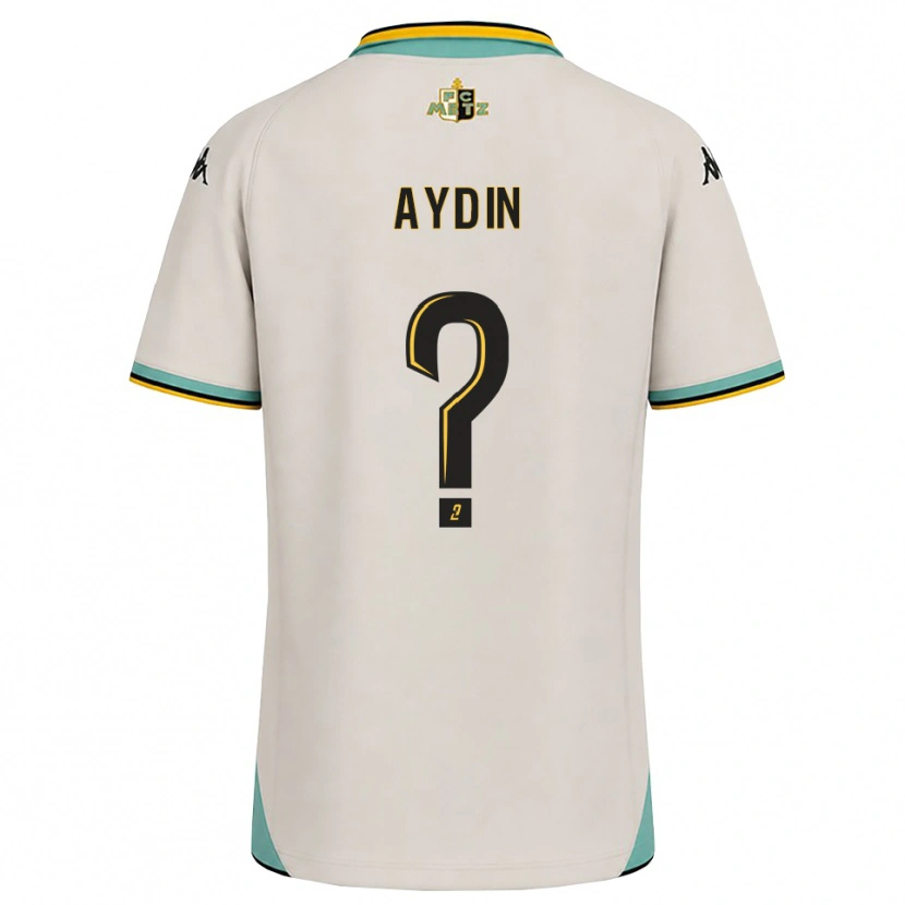 Danxen Mænd Oguzhan Aydin #0 Blomsterhvid Sort Udebane Spillertrøjer 2026/27 Trøje T-Shirt