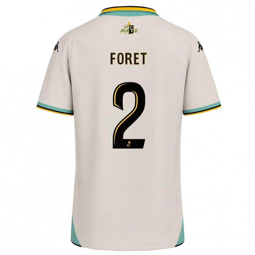 Danxen Mænd Adam Foret #2 Blomsterhvid Sort Udebane Spillertrøjer 2026/27 Trøje T-Shirt