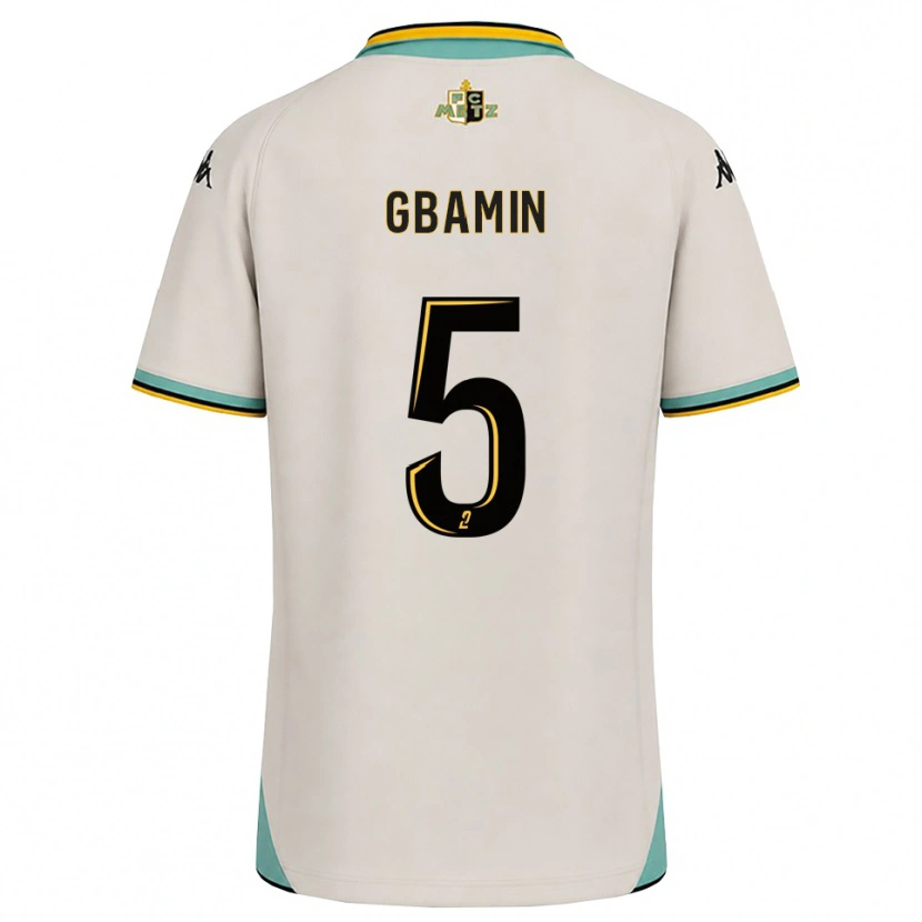 Danxen Mænd Jean-Philippe Gbamin #5 Blomsterhvid Sort Udebane Spillertrøjer 2026/27 Trøje T-Shirt