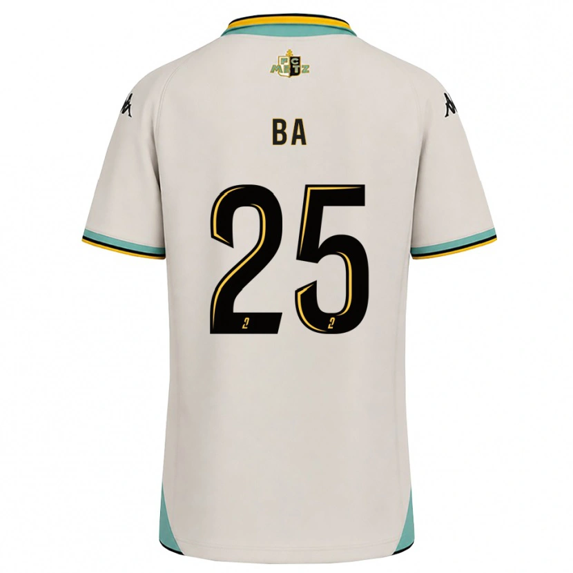 Danxen Mænd Abdoulaye Ba #25 Blomsterhvid Sort Udebane Spillertrøjer 2026/27 Trøje T-Shirt
