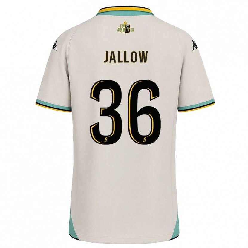 Danxen Mænd Ablie Jallow #36 Blomsterhvid Sort Udebane Spillertrøjer 2026/27 Trøje T-Shirt