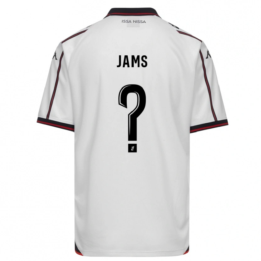 Danxen Mænd Dylan Jams #0 Sort Hvid Udebane Spillertrøjer 2026/27 Trøje T-Shirt