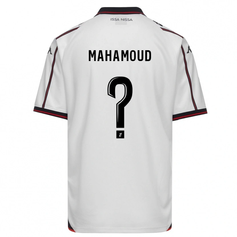 Danxen Mænd Abdourazak Mahamoud #0 Sort Hvid Udebane Spillertrøjer 2026/27 Trøje T-Shirt