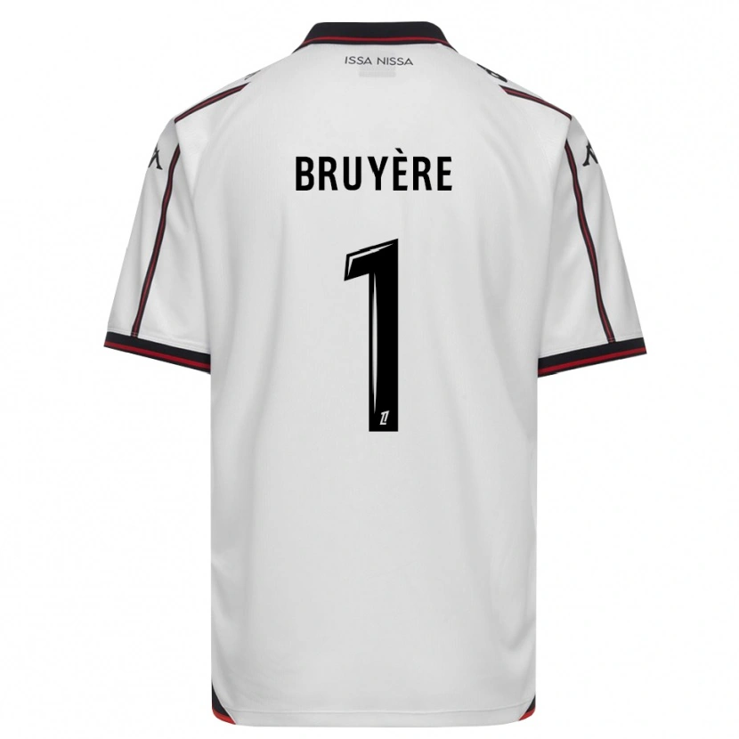 Danxen Mænd Théo Bruyère #1 Sort Hvid Udebane Spillertrøjer 2026/27 Trøje T-Shirt