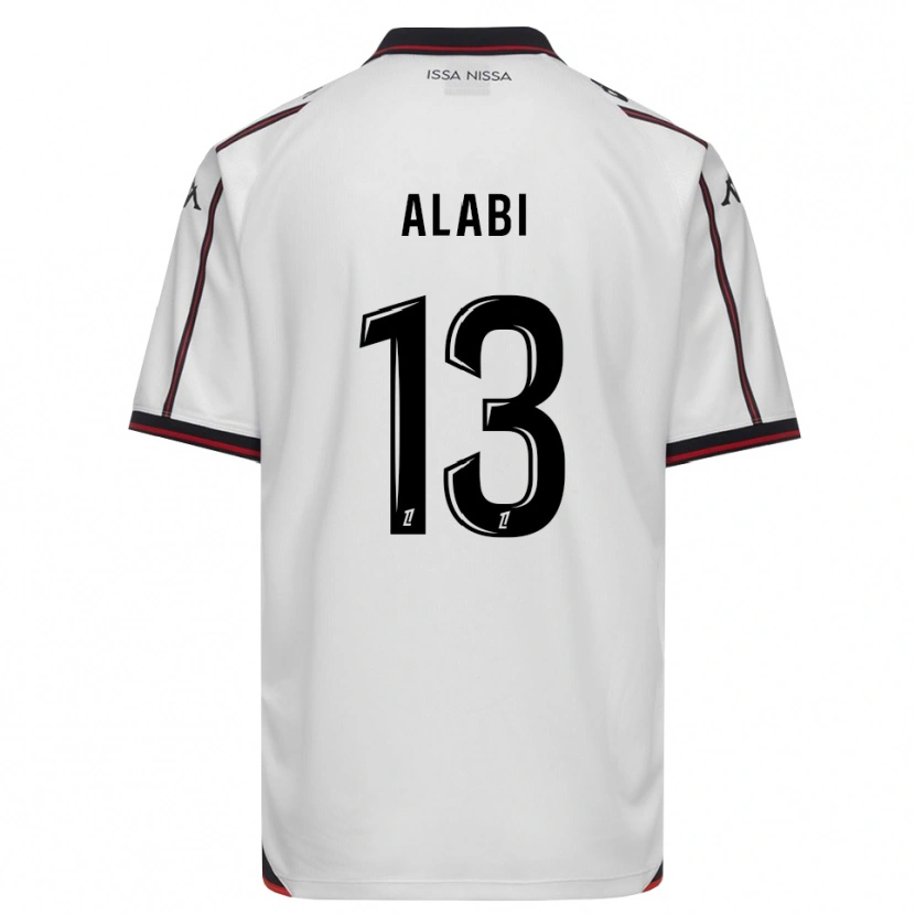 Danxen Mænd Kayyum Alabi #13 Sort Hvid Udebane Spillertrøjer 2026/27 Trøje T-Shirt