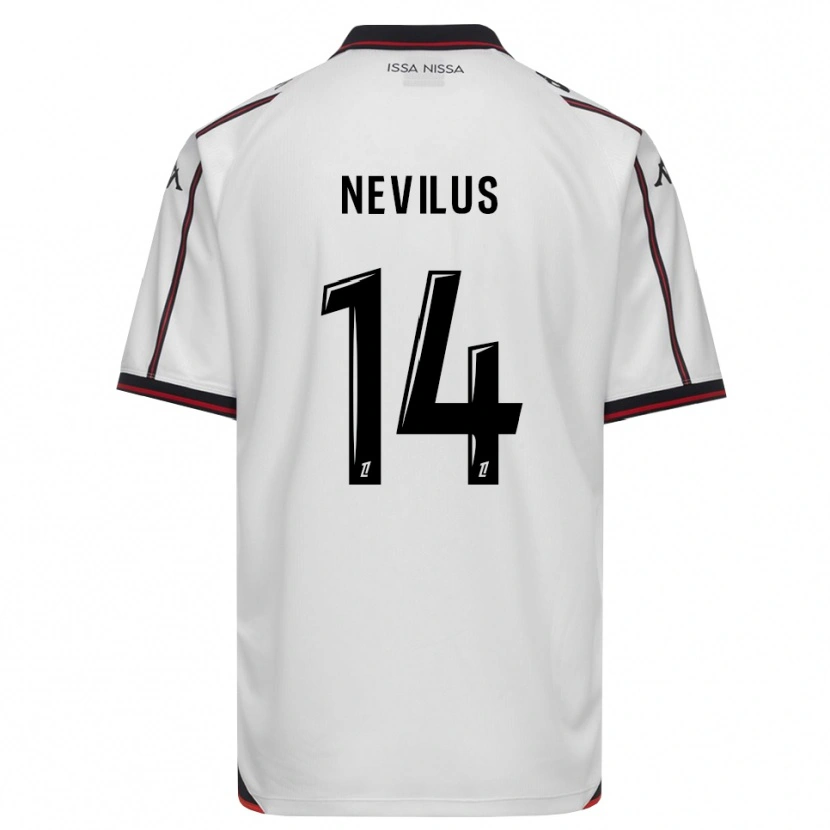 Danxen Mænd Anthonyo Nevilus #14 Sort Hvid Udebane Spillertrøjer 2026/27 Trøje T-Shirt