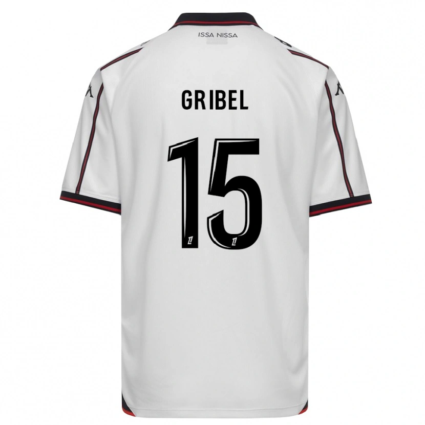 Danxen Mænd Naomie Gribel #15 Sort Hvid Udebane Spillertrøjer 2026/27 Trøje T-Shirt