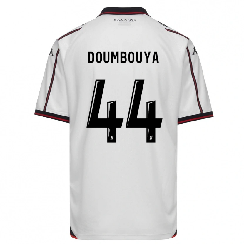 Danxen Mænd Amidou Doumbouya #44 Sort Hvid Udebane Spillertrøjer 2026/27 Trøje T-Shirt