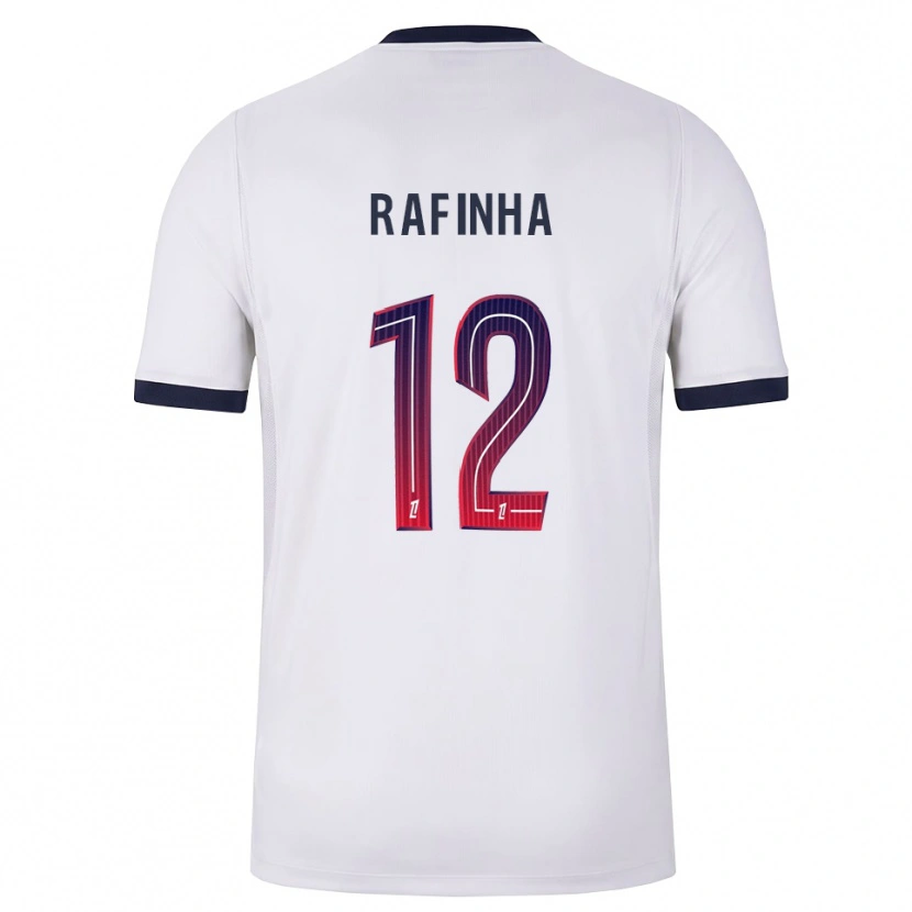 Danxen Mænd Rafinha #12 Hvid Sort Rød Udebane Spillertrøjer 2026/27 Trøje T-Shirt