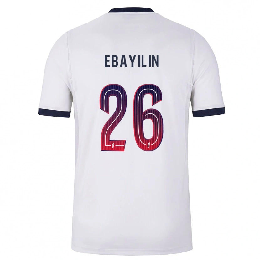 Danxen Mænd Anaïs Ebayilin #26 Hvid Sort Rød Udebane Spillertrøjer 2026/27 Trøje T-Shirt