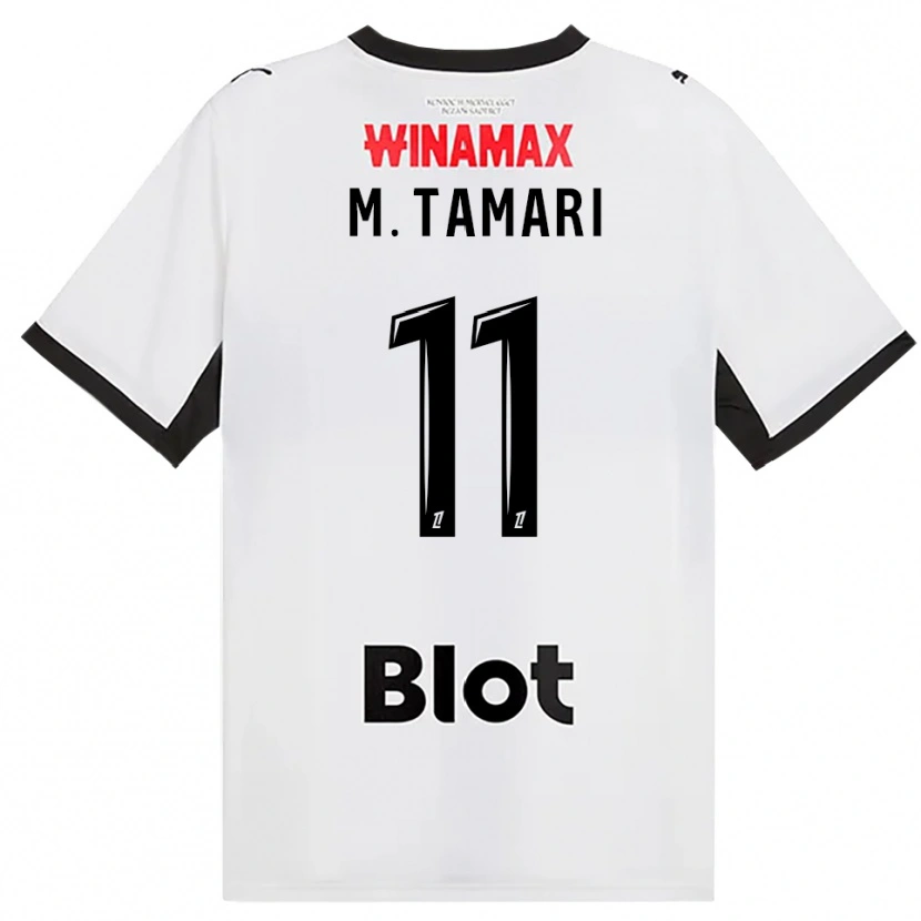 Danxen Mænd Mousa Al-Tamari #11 Sort Hvid Rød Udebane Spillertrøjer 2026/27 Trøje T-Shirt