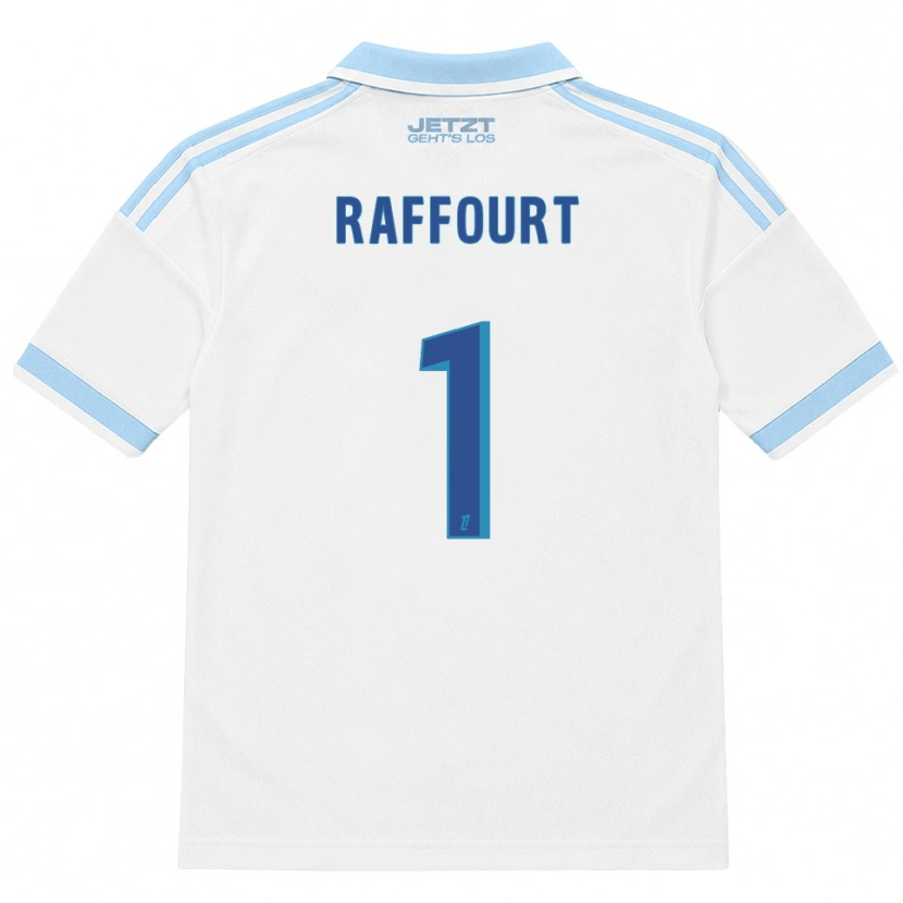 Danxen Mænd Timéo Raffourt #1 Lys Himmelblå Hvid Rød Udebane Spillertrøjer 2026/27 Trøje T-Shirt