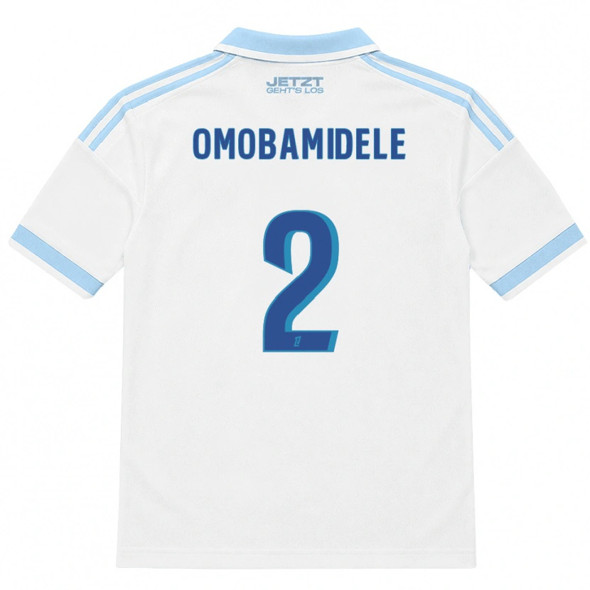 Danxen Mænd Andrew Omobamidele #2 Lys Himmelblå Hvid Rød Udebane Spillertrøjer 2026/27 Trøje T-Shirt