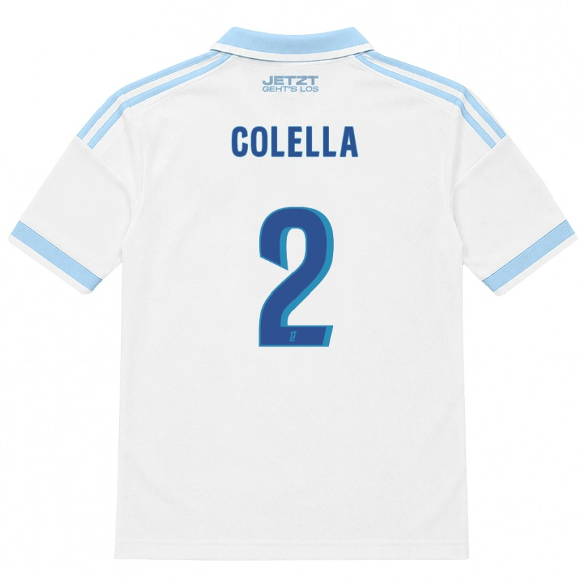 Danxen Mænd Hugo Colella #2 Lys Himmelblå Hvid Rød Udebane Spillertrøjer 2026/27 Trøje T-Shirt