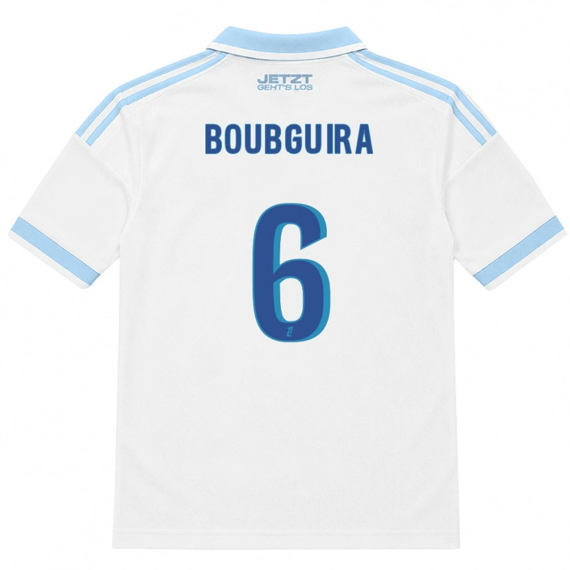 Danxen Mænd Fahim Boubguira #6 Lys Himmelblå Hvid Rød Udebane Spillertrøjer 2026/27 Trøje T-Shirt