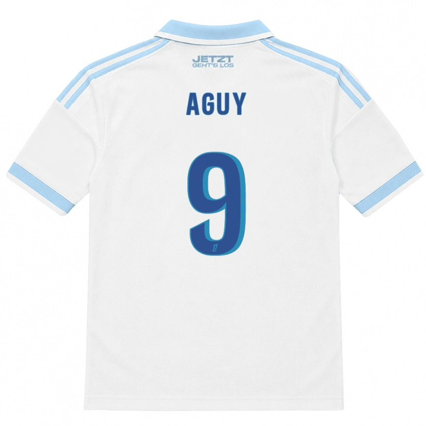 Danxen Mænd David Aguy #9 Lys Himmelblå Hvid Rød Udebane Spillertrøjer 2026/27 Trøje T-Shirt