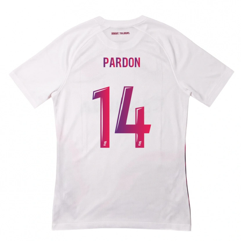 Danxen Mænd Pauline Pardon #14 Hvid Pink Lilla Udebane Spillertrøjer 2026/27 Trøje T-Shirt