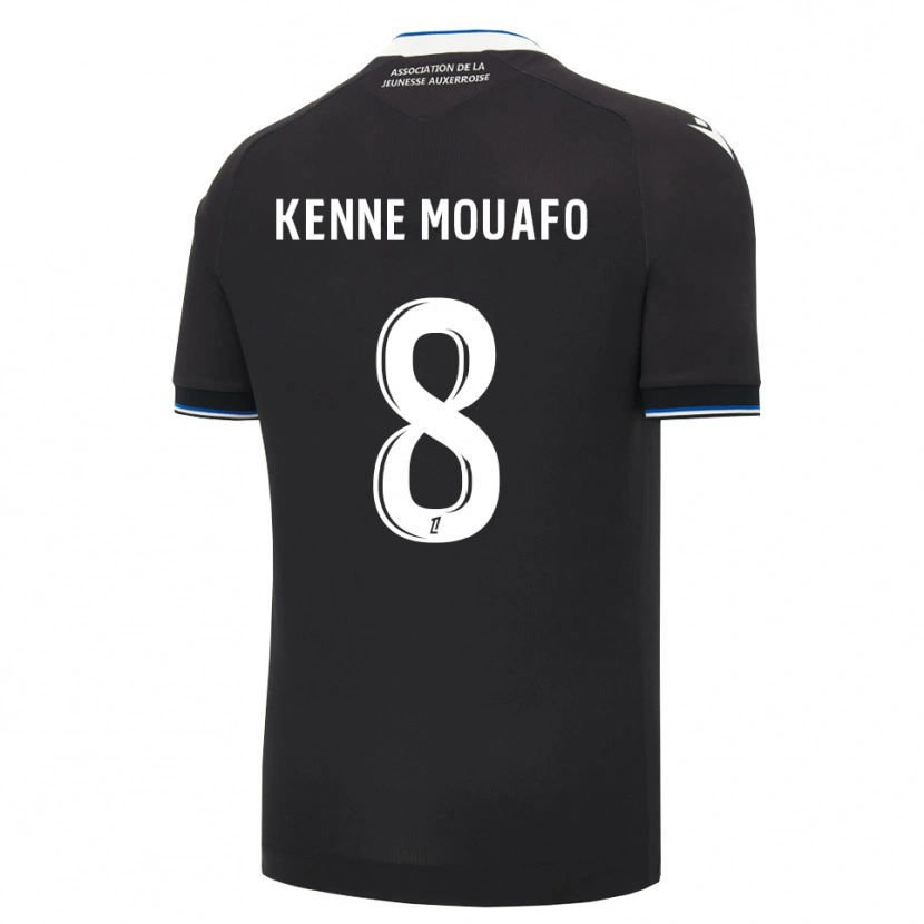 Danxen Mænd Kilyan Kenne Mouafo #8 Sort Blå Hvid Udebane Spillertrøjer 2026/27 Trøje T-Shirt