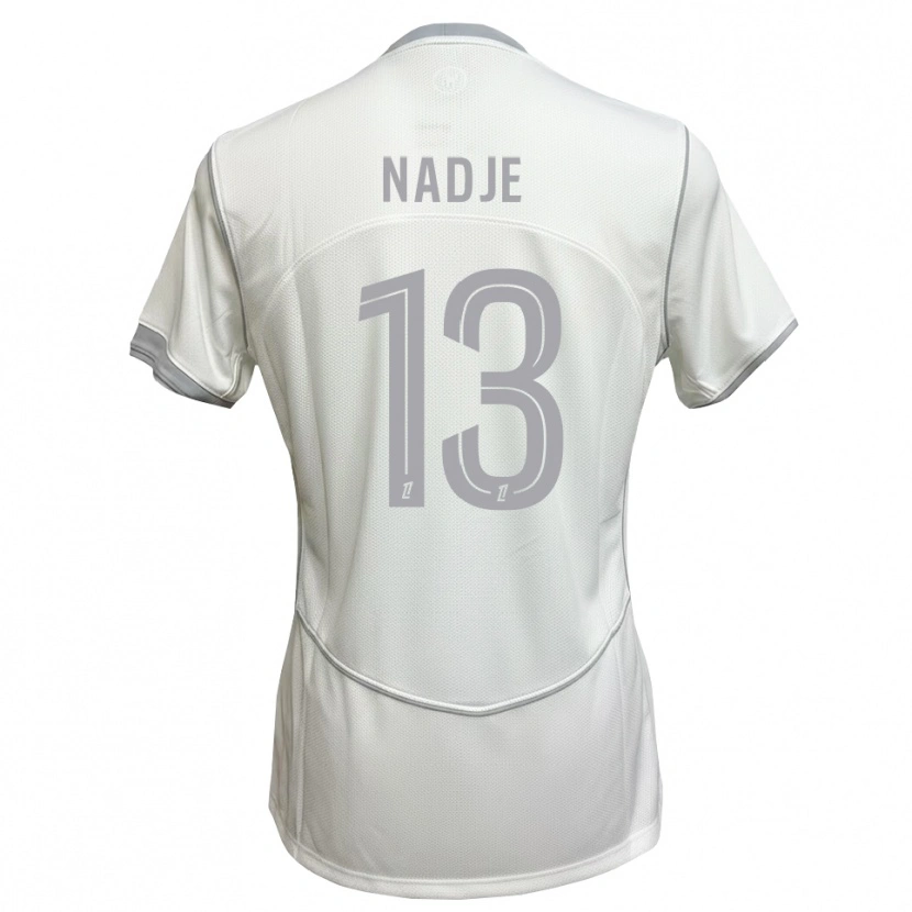 Danxen Mænd Guédé Nadje #13 Hvid Grå Udebane Spillertrøjer 2026/27 Trøje T-Shirt